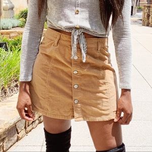 Corduroy Skirt